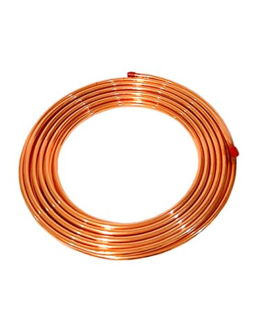 Rollo de 50 pies de tubería de cobre de 1/2 pulgada OD
